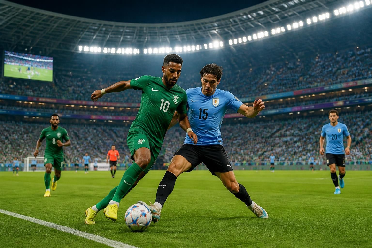 scopri il pronostico della partita arabia saudita vs uruguay per la coppa del mondo 2026 con analisi dettagliate, previsioni esperte e approfondimenti sulle squadre.
