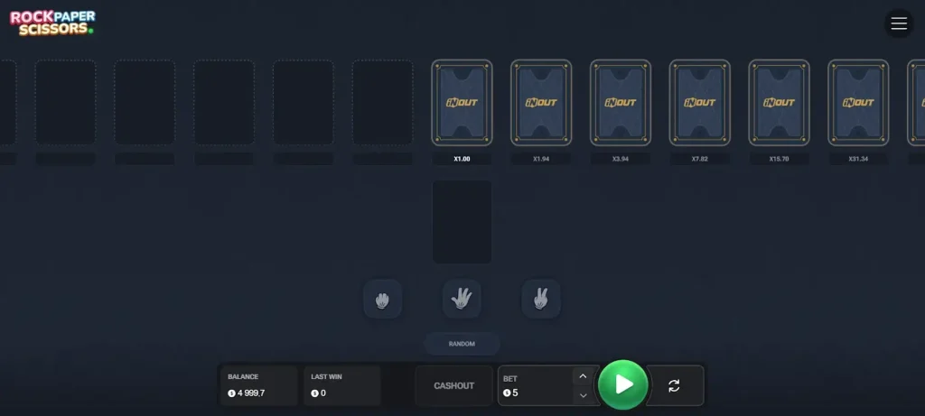 Rock Papper Scissors gioco da casinò