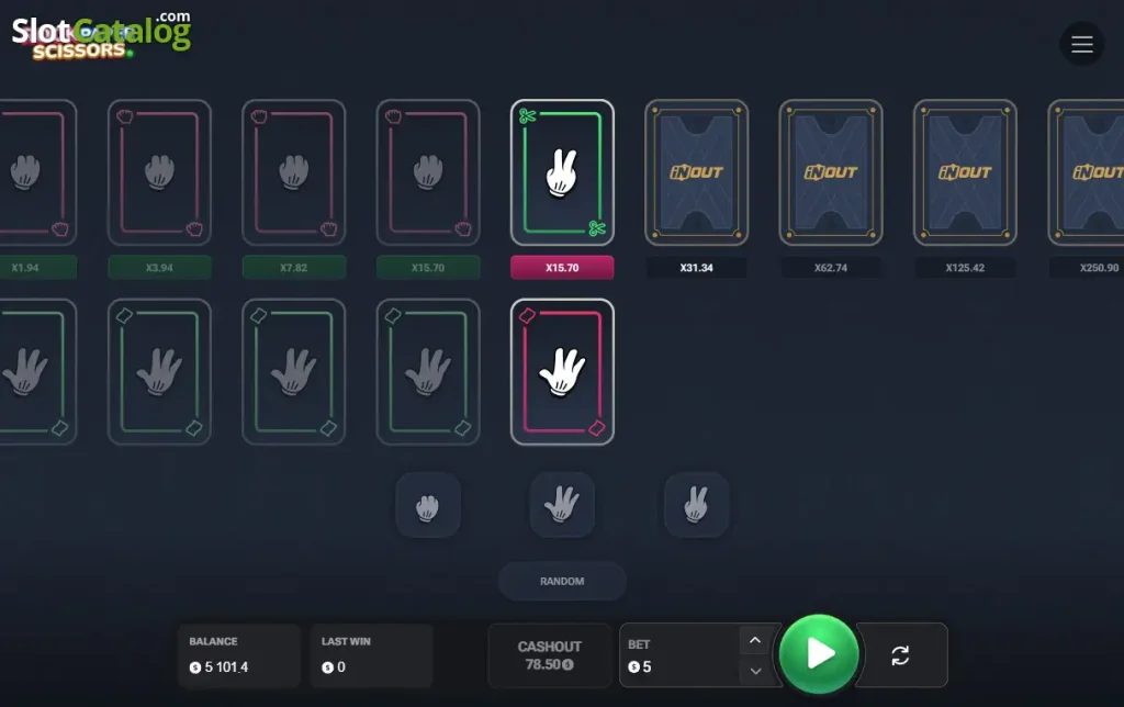 Rock Papper Scissors gioco da casinò