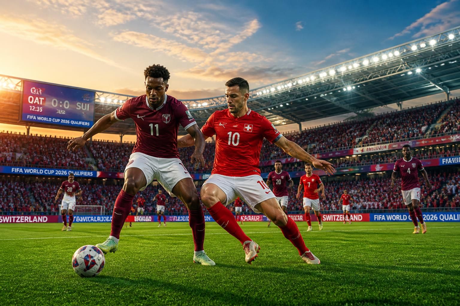scopri l'analisi approfondita e le previsioni per la partita qatar-svizzera nella coppa del mondo 2026. pronostici accurati per tifare in modo informato.